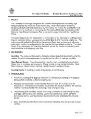 Humidex Heat Stress Response Plan Chart Revised