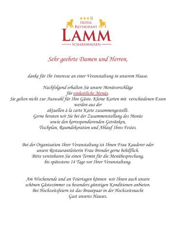 Download - Hotel Restaurant Lamm, Scharnhausen