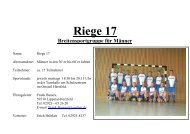 Riege 17 - 1. SC Lippetal