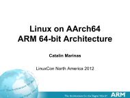 Linux on AArch64 ARM 64-bit Architecture - The Linux Foundation