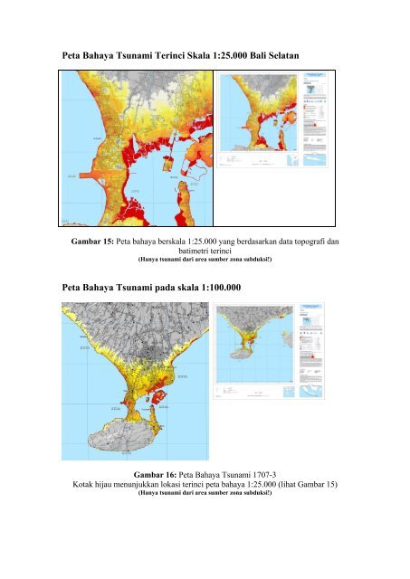 Dokumen Teknis Peta Bahaya Tsunami Bali (PDF) - GITEWS