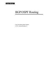 BGP/OSPF Routing - Hornad