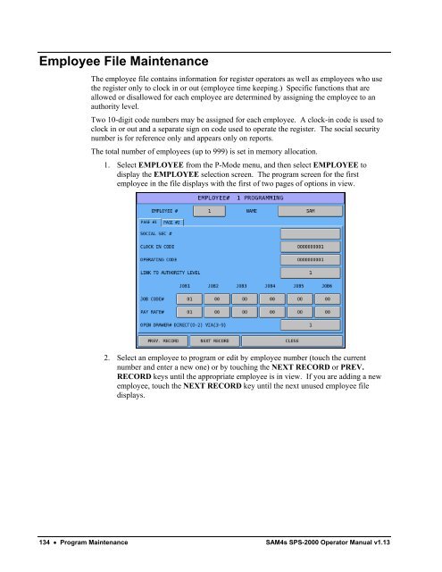SAM4s SPS-2000 Operators Manual.pdf - Parklandbm.com