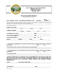 SOLICITOR'S PERMIT RENEWAL - City of Temecula