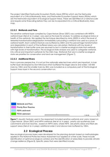 Little Karoo Biodiversity Assessment - Biodiversity GIS - SANBI