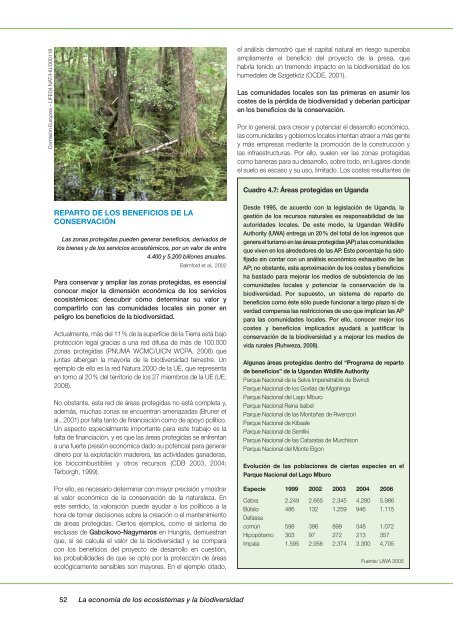 La economÃ­a de los ecosistemas y la biodiversidad - TEEB
