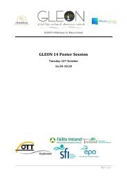 GLEON 14 Poster Session