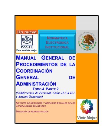 MANUAL GENERAL DE PROCEDIMIENTOS DE LA ...