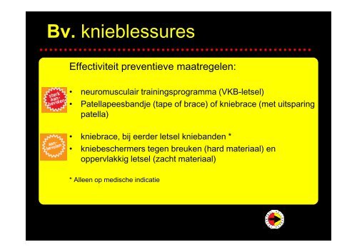 Effectiviteit van blessurepreventieve maatregelen in de sport