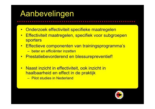 Effectiviteit van blessurepreventieve maatregelen in de sport