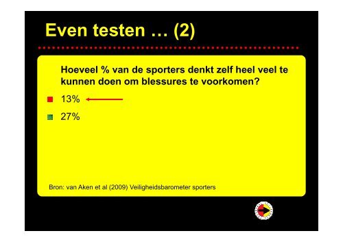 Effectiviteit van blessurepreventieve maatregelen in de sport