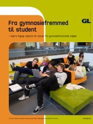 Fra gymnasiefremmed til student - Center for Ungdomsforskning