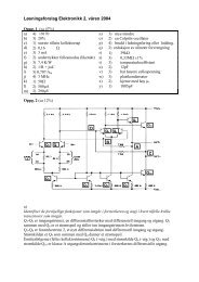 Løsningsforslag Elektronikk 2, våren 2004