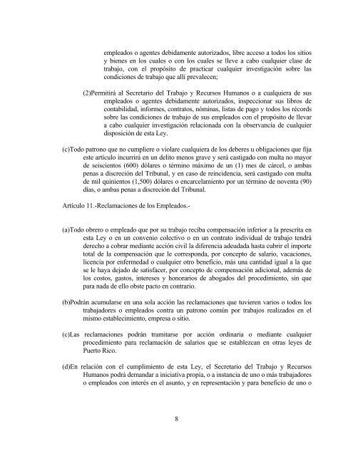 LEY 180 27 DE JULIO DE 1998 - Oficina de Servicios Legislativos