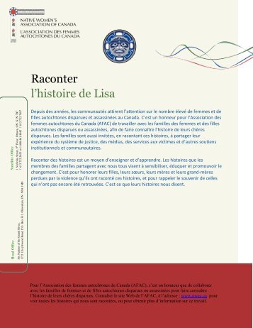 Raconter l'histoire de Lisa