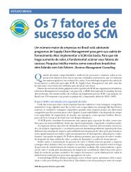 Os 7 fatores de sucesso do SCM - Executives on Demand