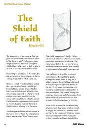The Shield of Faith - Bible Witness