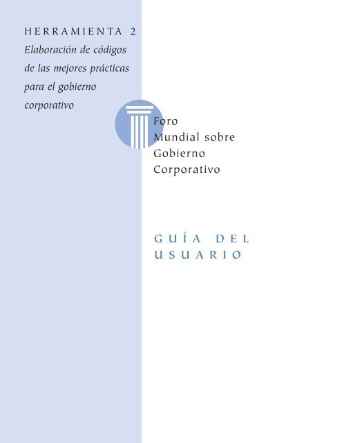 guÃ­a del usuario - Global Corporate Governance Forum