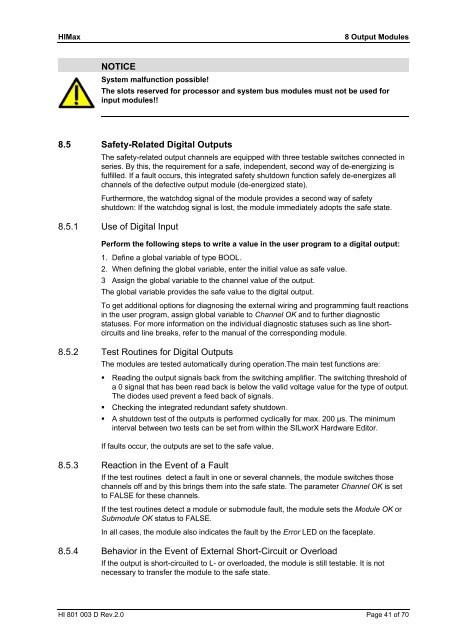 HIMax Safety Manual - Tuv-fs.com