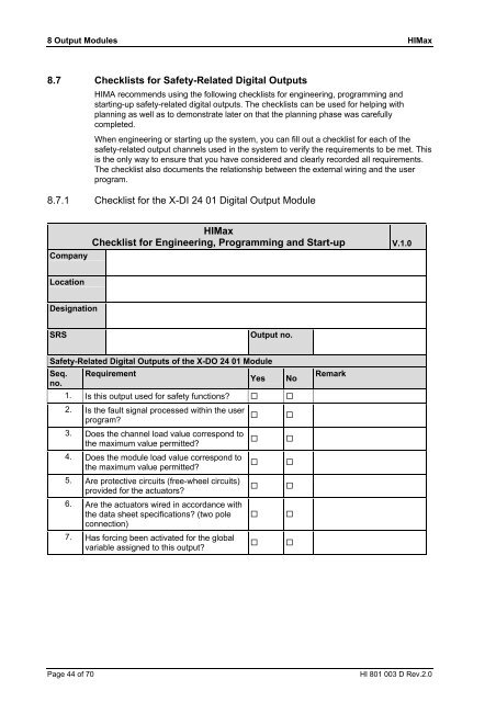 HIMax Safety Manual - Tuv-fs.com