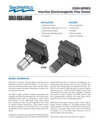 EX80-SERIES Insertion Electromagnetic Flow Sensor