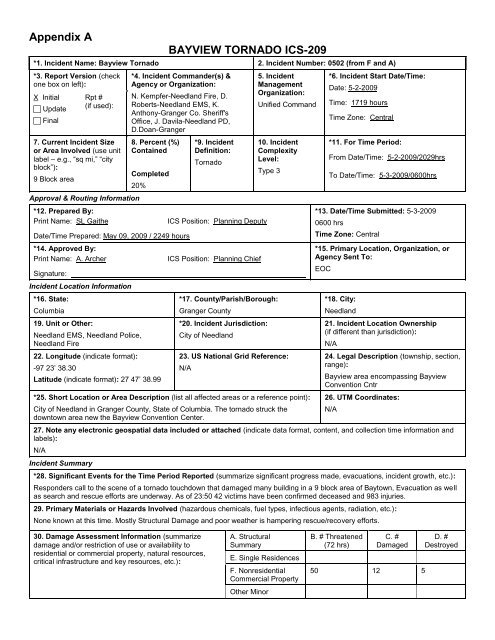 ICS Forms - West Virginia Division of Homeland Security