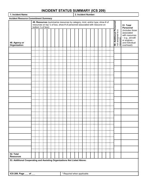 ICS Forms - West Virginia Division of Homeland Security