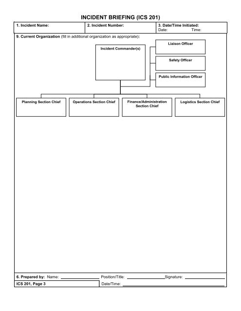 ICS Forms - West Virginia Division of Homeland Security