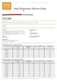 High Temperature Silicone Cable - Eland Cables