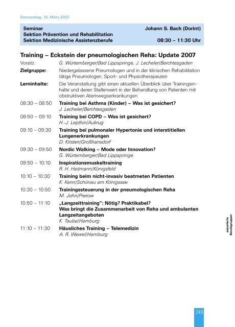 Samstag, 17. März 2007 - dgp-kongress.de