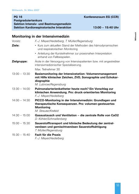 Samstag, 17. März 2007 - dgp-kongress.de