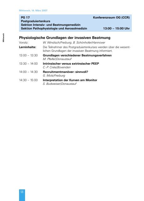 Samstag, 17. März 2007 - dgp-kongress.de