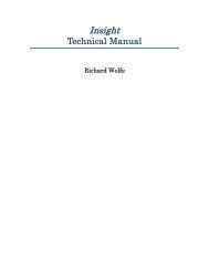 Insight Psychometrics Technical Manual - Canadian Test Centre