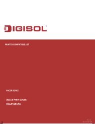 Printer Compatible List - Digisol.com