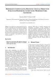 Dispersion Compensating Photonic Crystal Fiber with Enhanced ...