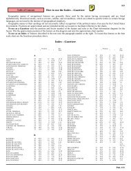 How to use the IndexâGazetteer IndexâGazetteer