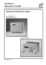 User Manual UMFLUXUS_F7V4-0EN Ultrasonic ... - Insatech