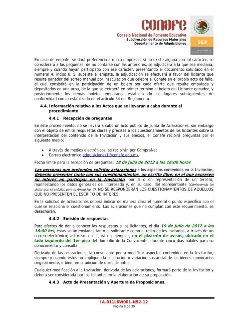 Convocatoria ActualizaciÃ³n de licencias GeneXus - conafe.edu.mx