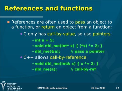 Polymorphism, virtual