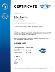 ISO 9001 Certificate - Dialight