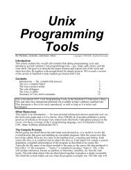 Unix Programming Tools - Stanford CS Education Library - Stanford ...