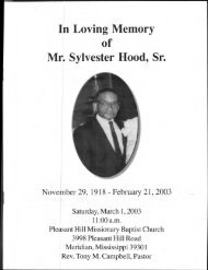 In Loving Memory of Mr. Sylvester Hood, Sr. - Montford Point Marine ...