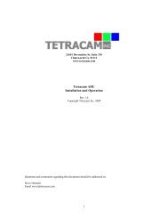 Tetracam ADC Installation and Operation