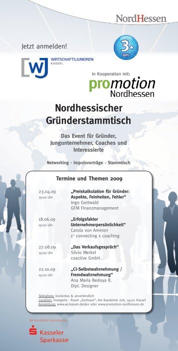 Nordhessischer GrÃ¼nderstammtisch - Wirtschaftsjunioren Kassel