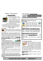 Newsletter Edition 2 2013 - St Edwards Primary School