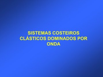 Sistemas Costeiros ClÃ¡sticos - Geologia Ufpr