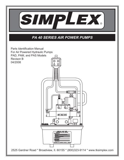 Simplex AO1 Hydraulic Oil 1 Gallon