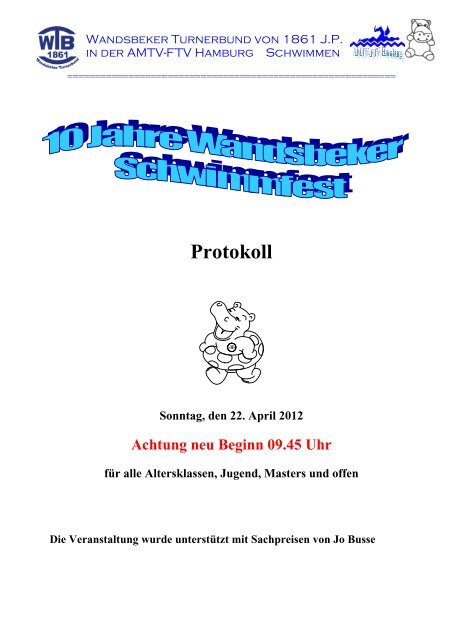 Protokoll - Hh-swim-info.de