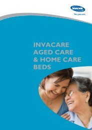INVACARE AGED CARE & HOME CARE BEDS
