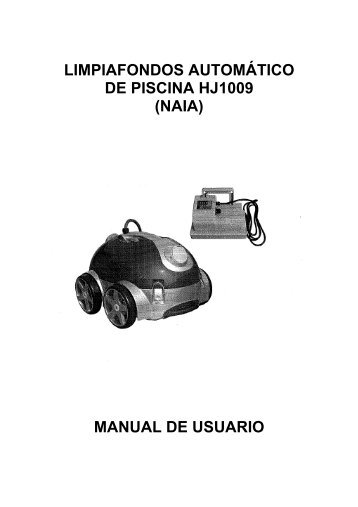 limpiafondos automÃ¡tico de piscina hj1009 (naia ... - Ferromar